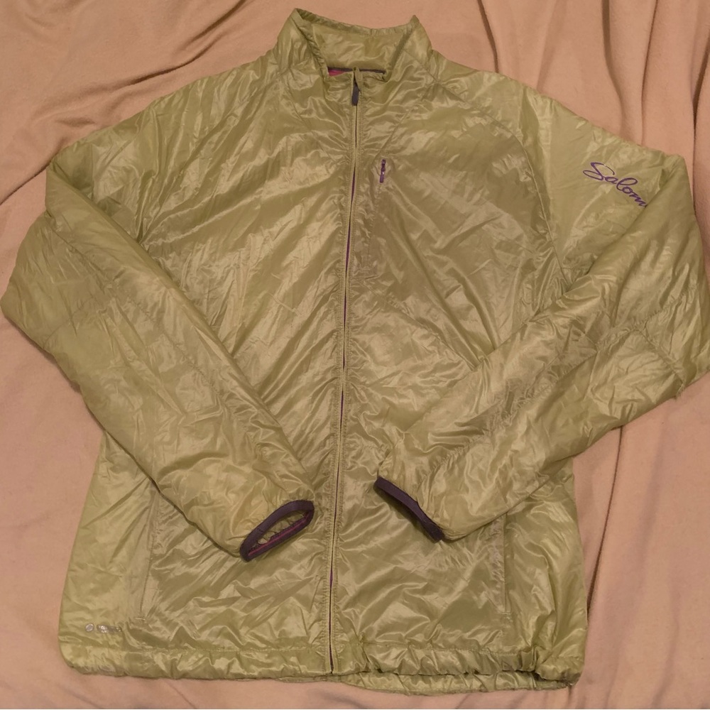 Solomon light puffer jacket, large.